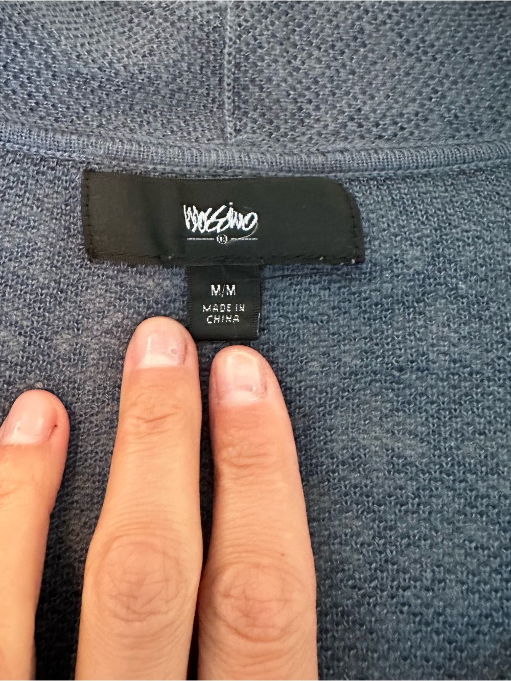 Mossimo Open-Front Cardigan Slate Blue - Picture 2 of 3